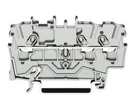 2001-1301  Клемма WAGО/ВАГО 
  проходная 3-проводная 1,5 (2,5) мм2, серая