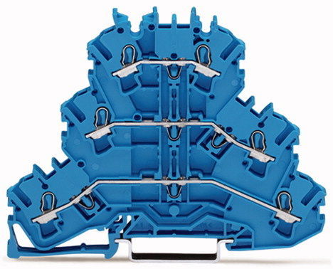 2002-3204 Клемма WAGО/ВАГО 
  3-уровн. проходная/проходная/проходная N/N/N