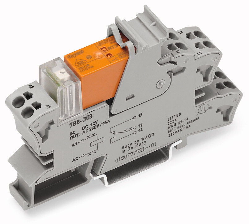 788-508  Релейный модуль WAGO/ВАГО с миниатюр/реле 2 перекл.контакта 230VAC