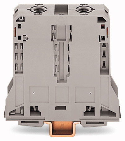 285-195 Клемма WAGО/ВАГО 2-проводная проходная 95 мм2 232А, серая