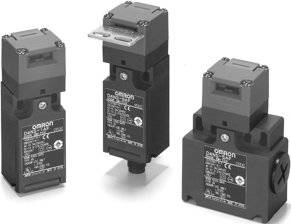 D4NS-1AF Дверной выключатель Omron управляемый ключом, 1NO/1NC, 10A, PG13.5