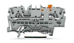 2002-1671 Клемма WAGО/ВАГО    2-проводная 2,5 (4) мм2 с размыкателем, серая